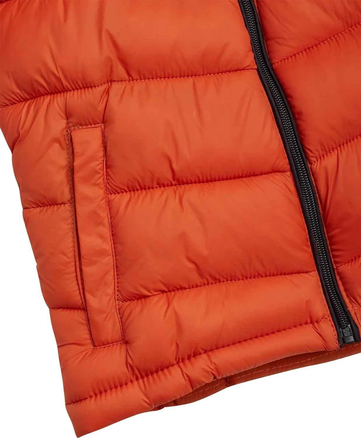 URBAN REPUBLIC Boys’ Foldable Hooded Jacket – Insulated Weather Resistant Bubble Puffer Windbreaker Coat for Boys Sizes 4-20
