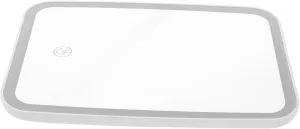 VALICLUD Portable Lighted Makeup Mirror Rechargeable Folding LED Vanity Mirror for Travel Home and Office Use Compact Design for Ups Anytime Anywhere