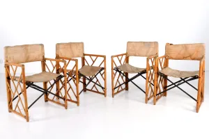 VINTAGE BAMBOO DIRECTOR’S ARMCHAIR
