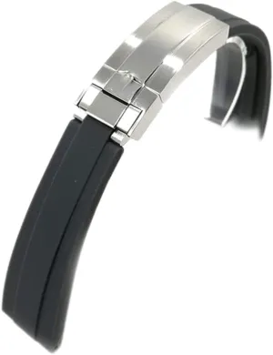 Watch Band 0.79 Inch Wide Watch Strap Quick Release Rubber Watch Band Bracelet Compatible with Black Water Ghost Submariner Series Mens Black Rubber Watch Band Watch Accessories Watch Band Watch Acce