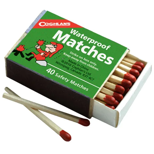 Waterproof Matches, Pk Of 4