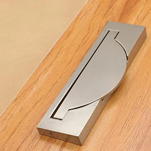 WEADDU Gold Wire Drawing Cabinet Door Drawer Invisible Pull Handles Pitch Hole 96mm