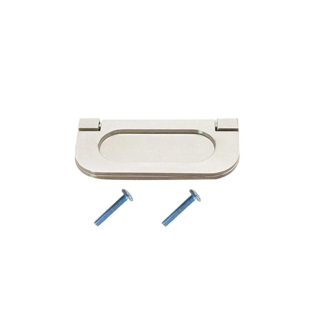 WEADDU Gold Zinc Alloy Wire Drawing Cabinet Door Drawer Invisible Pull Handles 75mm