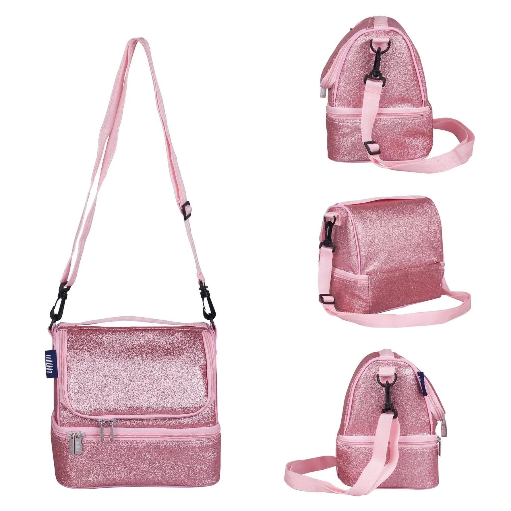 WIldkin Double Decker Lunch Bag - Pink Glitter