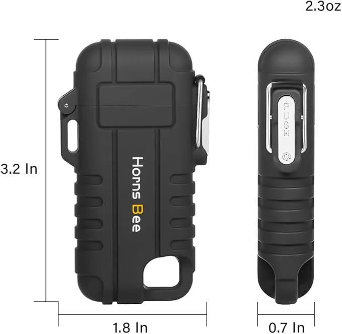 Windproof Electric Lighter - Plasma Lighters with Long Flexible Neck, Rechargeable Electric Candle Lighters, Waterproof Torch Lighter, Camping Accessories Survival Hiking Gear (Camo)