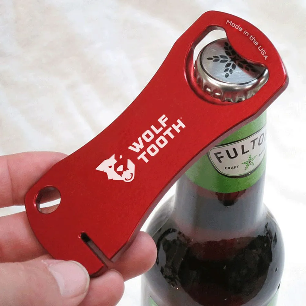 Wolftooth Bottle Opener with Rotor Truing Slot