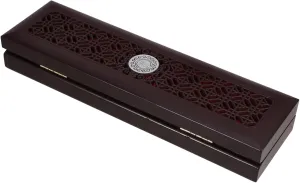 Wooden Storage Box 24 Hole Case for Beginners Durable Scratch-proof Compact Travel Bag