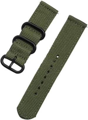 Woven Nylon Sport Band 18mm 24mm 22mm 20mm for Watch 6 5 4 3 Gear S3 for Women Men Replacement Strap