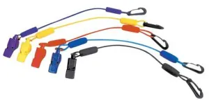 WPS Floating Whistle with Lanyard - Black LVW-17 BLK
