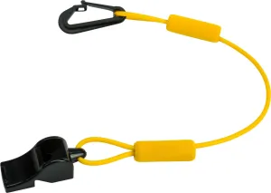WPS LVW-17 YLW Floating Whistle w/Lanyard