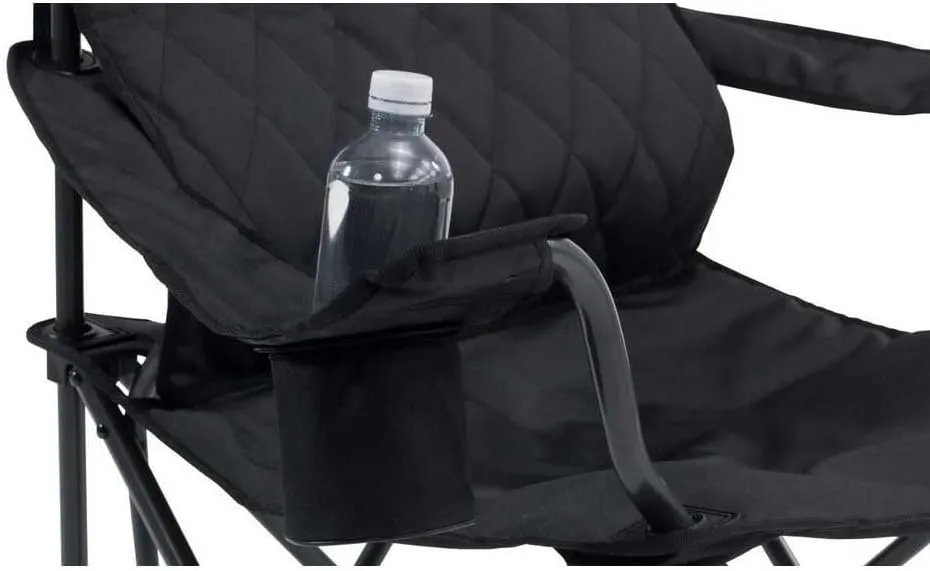 x camping chair, 104 x 63 x 90 cm, black