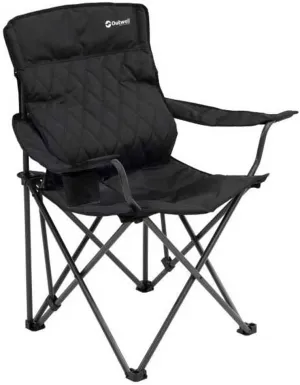 x camping chair, 104 x 63 x 90 cm, black