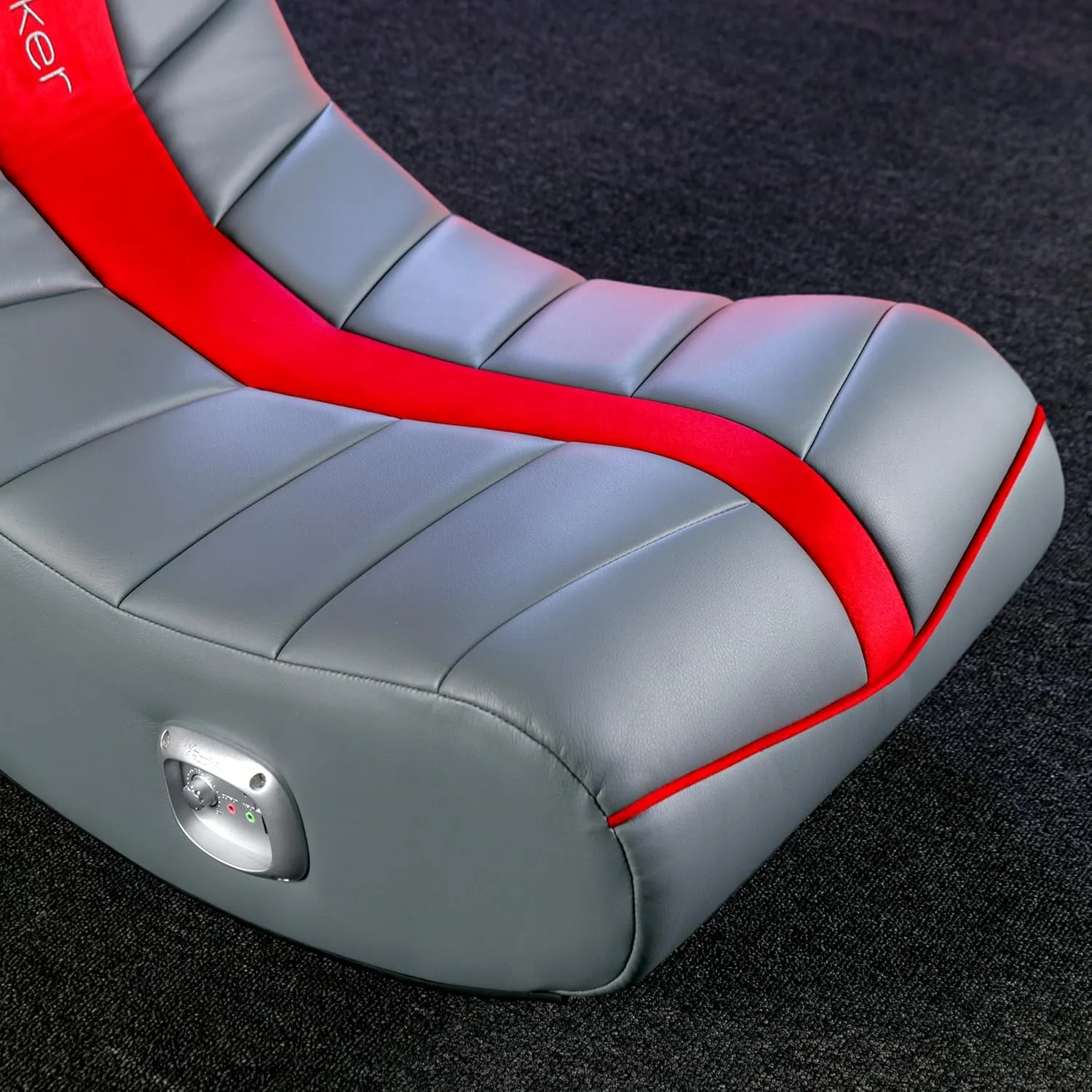 X Rocker Video Gaming Floor Rocker Chair, Built-in Audio Speakers, Foldable for Bedroom or Game Room, Gifts for Gamers, Boys Girls Teens 5-17