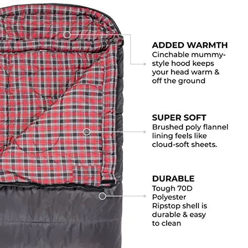 XL Sleeping Bags,All Weather Warm Sleeping Bag for Adults & Kids
