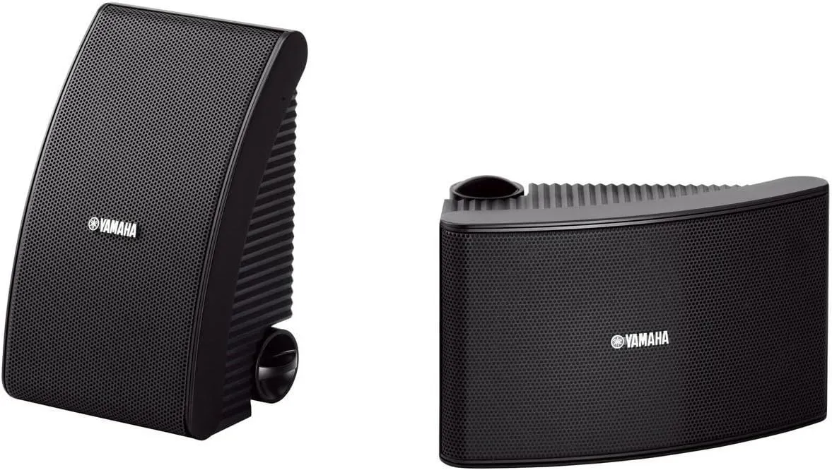 YAMAHA NS-AW392BL 120 Watt 5 1/4-Inch Cone All-Weather Speakers (1 Pair, Black)