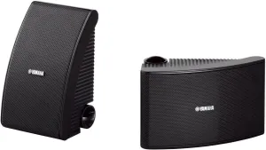 YAMAHA NS-AW392BL 120 Watt 5 1/4-Inch Cone All-Weather Speakers (1 Pair, Black)